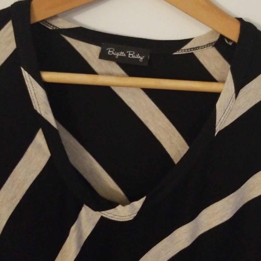 Brigitte Bailey black and beige shirt - Picture 3 of 5